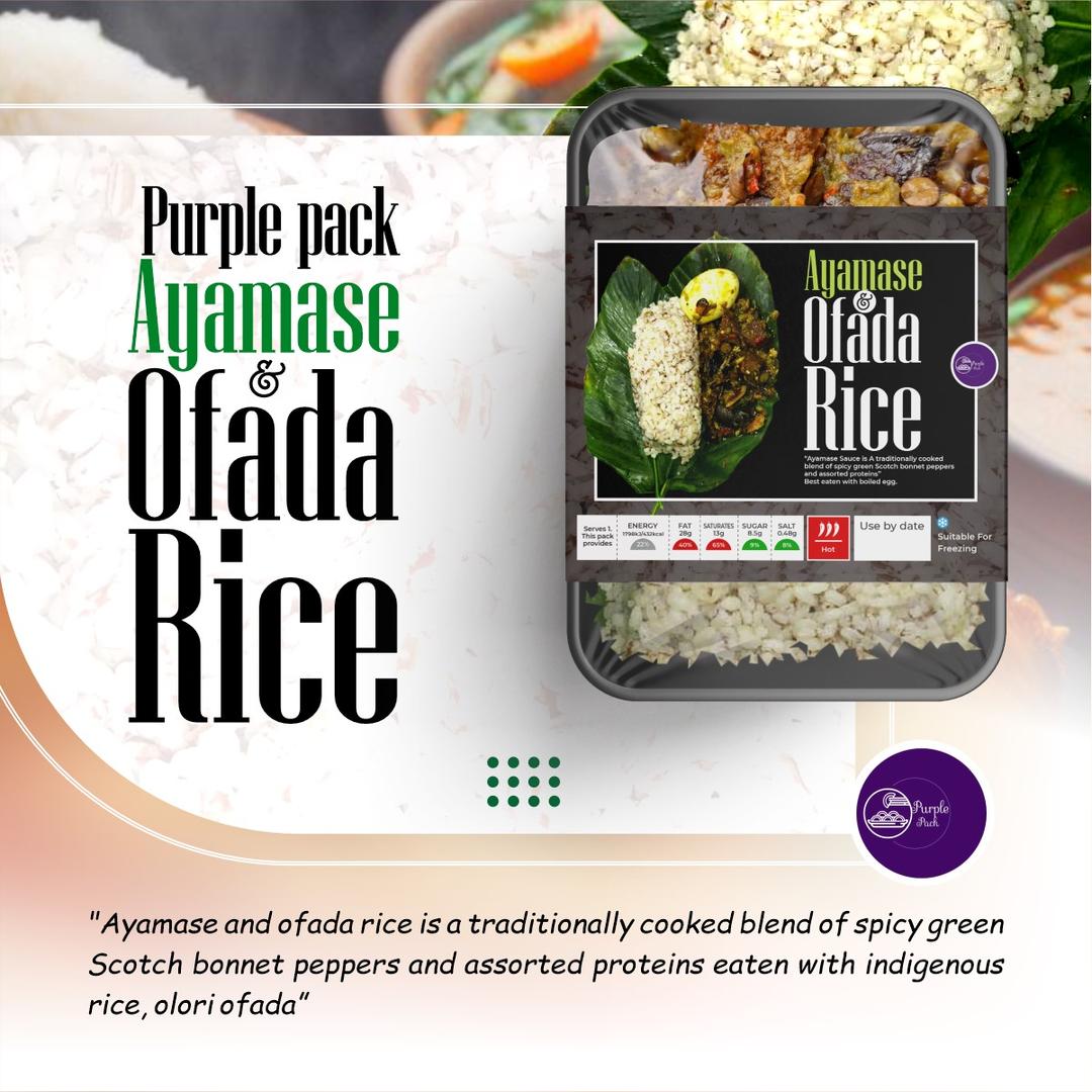 Ofada Rice and Ayamase Sauce